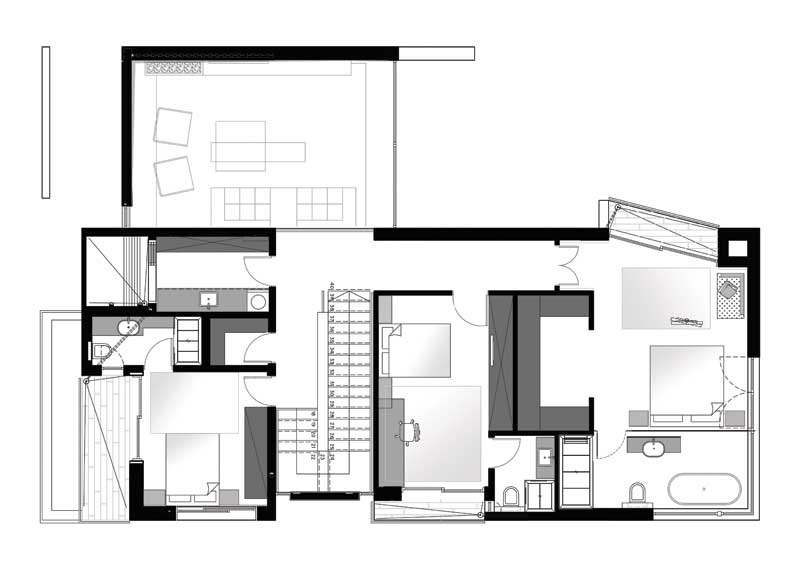 תוכנית בקומה הראשונה